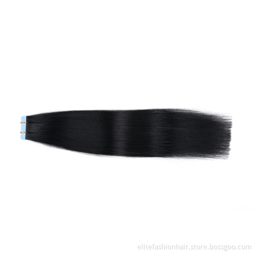 Factory Direct Tape In Hair Extensions remy Double Drawn Human Virgin Hair Extensions In Natural Color
